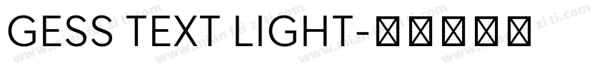 GESS TEXT LIGHT字体转换